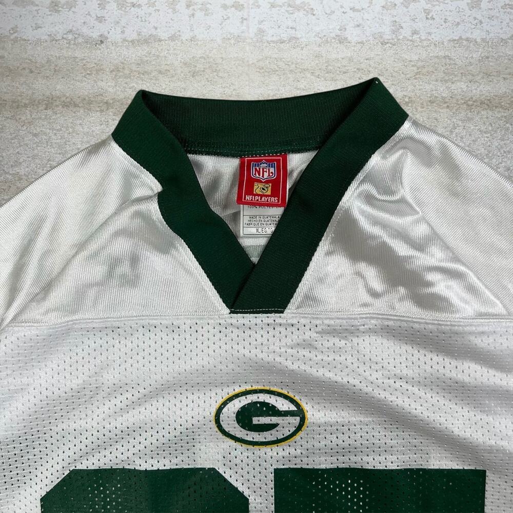 Vintage Y2K Green Bay Packers Football Jersey Mens XL White Ryan Grant Polyester - Picture 4 of 5